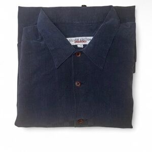 Quiksilver Silver Edition Men’s Button-Up Shirt Size Large